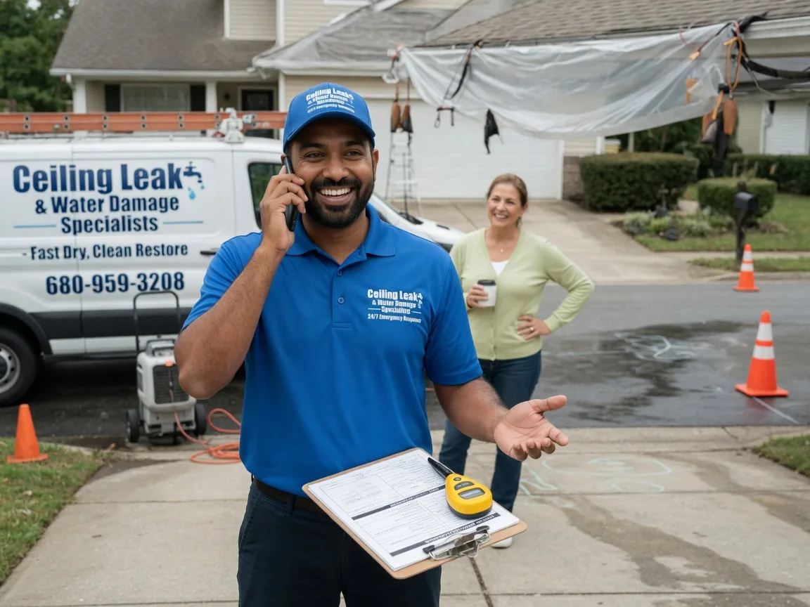 Ceiling Leak Cleanup Roper, NC FAQs